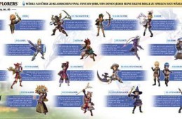 Final Fantasy Explorers – Alle 21 Job-Klassen vorgestellt