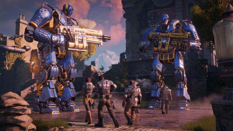 Gears of War 4 bietet brachiale Roboterfights