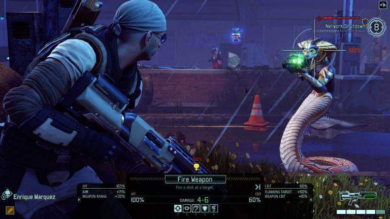 XCOM 2 auch Schlangenaliens landen vor dem Zielfernrohr